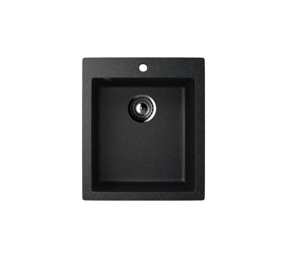 Кухонная мойка ULGRAN U-404 цвет: черный U-404-308