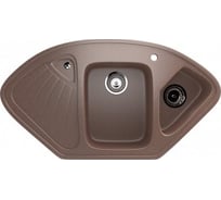 Кухонная мойка ULGRAN U-501 цвет: терракот U-501-307