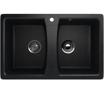 Кухонная мойка ULGRAN U-402 цвет: черный U-402-308