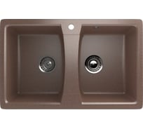 Кухонная мойка ULGRAN U-402 цвет: терракот U-402-307