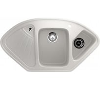 Кухонная мойка ULGRAN U-501 цвет: молочный U-501-341