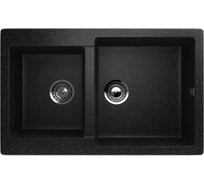 Кухонная мойка ULGRAN U-505 цвет: черный U-505-308
