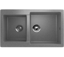Кухонная мойка ULGRAN U-505 цвет: темно-серый U-505-309
