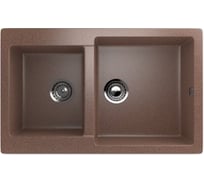 Кухонная мойка ULGRAN U-505 цвет: терракот U-505-307