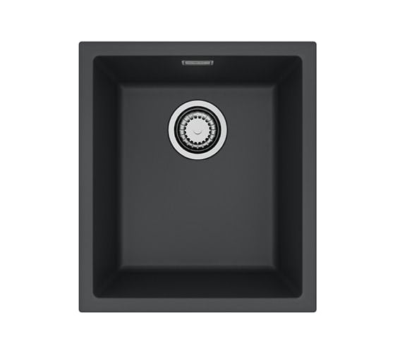 Мойка ALVEUS GRANITAL OMNI 20 DEEP BLACK-G90 450x450x198 с сифоном 1150049
