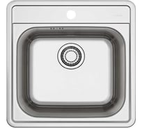 Мойка ALVEUS MORE 20 NAT-90 490 X 500 в комплекте с сифоном 1151258