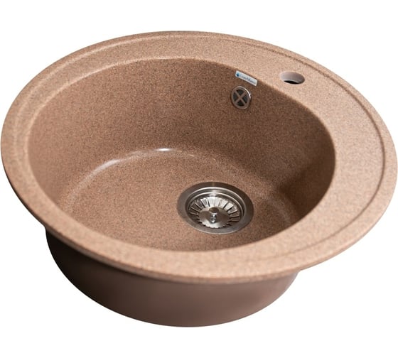 Кухонная мойка GranAlliance GA-10 терракот GA-10-307