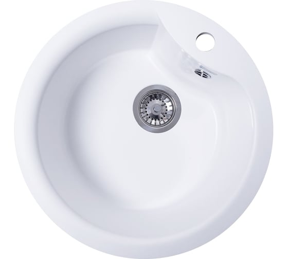 Кухонная мойка GranAlliance GA-12 молочный GA-12-341 1