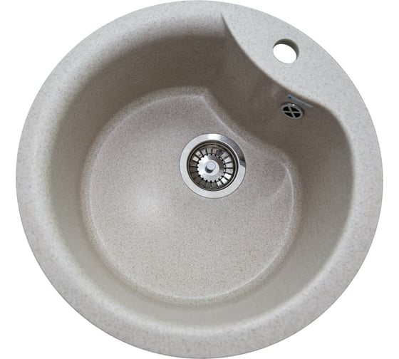 Кухонная мойка GranAlliance GA-12 бежевый GA-12-328 1