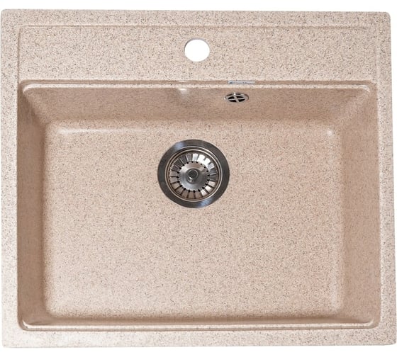 Кухонная мойка GranAlliance GA-21 песочный GA-21-302