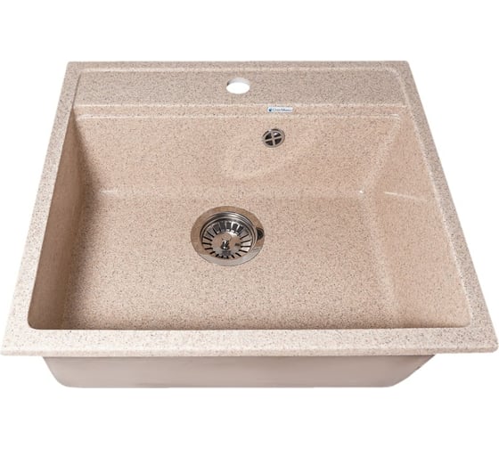 Кухонная мойка GranAlliance GA-21 песочный GA-21-302