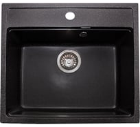 Кухонная мойка GranAlliance GA-21 черный GA-21-308