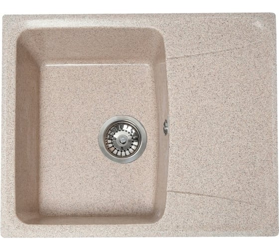Кухонная мойка GranAlliance GA-22 песочный GA-22-302