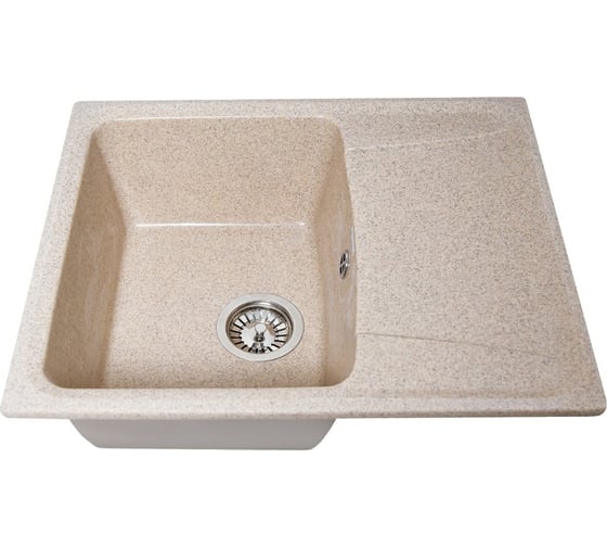 Кухонная мойка GranAlliance GA-22 песочный GA-22-302