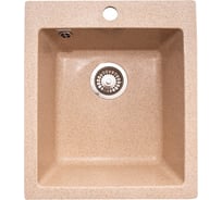 Кухонная мойка GranAlliance GA-24 песочный GA-24-302