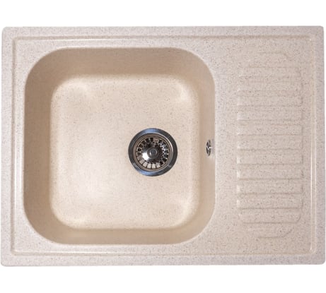 Кухонная мойка GranAlliance GA-23 бежевый GA-23-328