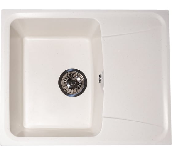 Кухонная мойка GranAlliance GA-22 белый GA-22-331 1