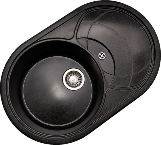 Кухонная мойка GranAlliance GA-31 черный GA-31-308 1