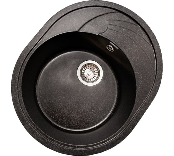 Кухонная мойка GranAlliance GA-33 черный GA-33-308 1