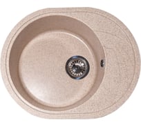 Кухонная мойка GranAlliance GA-33 песочный GA-33-302