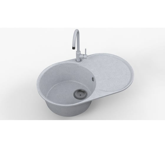 Кухонная мойка GranAlliance GA-32 серый GA-32-310