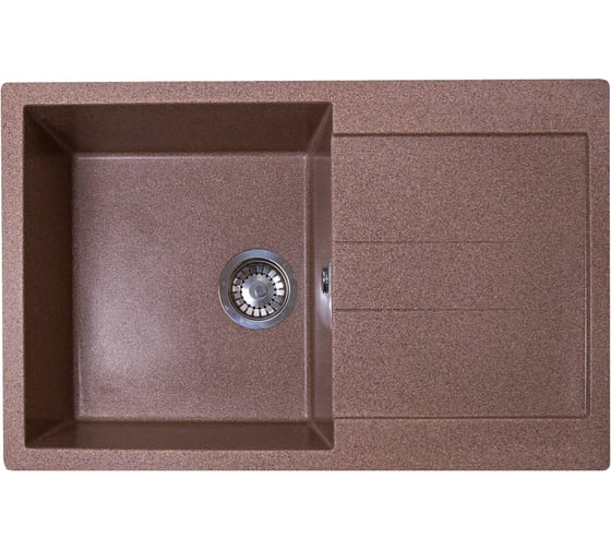 Кухонная мойка GranAlliance GA-40 терракот GA-40-307