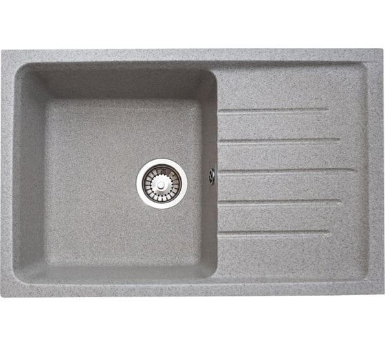 Кухонная мойка GranAlliance GA-41 серый GA-41-310