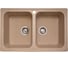 Кухонная мойка GranAlliance GA-53 песочный GA-53-302 1