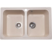 Кухонная мойка GranAlliance GA-53 бежевый GA-53-328