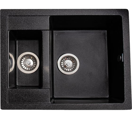 Кухонная мойка GranAlliance GA-52 черный GA-52-308