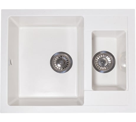 Кухонная мойка GranAlliance GA-52 белый GA-52-331
