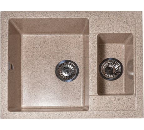 Кухонная мойка GranAlliance GA-52 песочный GA-52-302