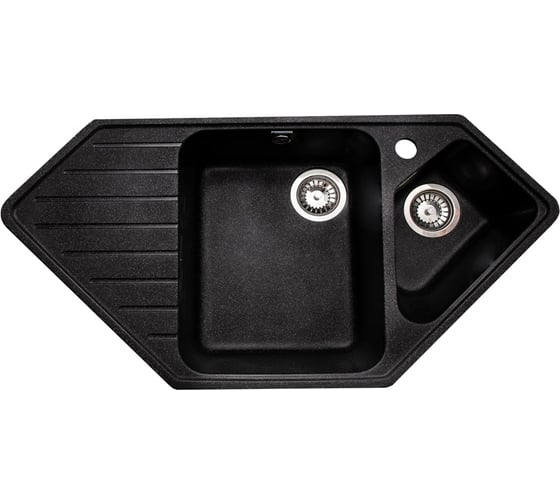 Кухонная мойка GranAlliance GA-60 черный GA-60-308 1