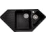 Кухонная мойка GranAlliance GA-60 черный GA-60-308 1