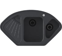 Кухонная мойка GranAlliance GA-61 черный GA-61-308