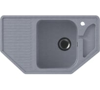 Кухонная мойка GranAlliance GA-62 темно-серый GA-62-309