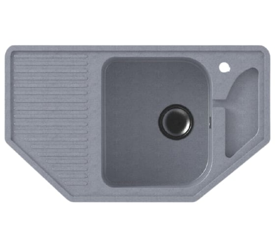 Кухонная мойка GranAlliance GA-62 темно-серый GA-62-309 1