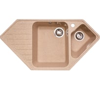 Кухонная мойка GranAlliance GA-60 песочный GA-60-302