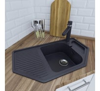 Кухонная мойка GranAlliance GA-62 черный GA-62-308