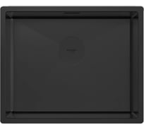 Мойка Paulmark NEXT 54 UNI, матовый черный, 540x440мм, 1.2 мм, нержавеющая сталь PM215444-MBN