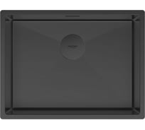 Мойка Paulmark NEXT 58 UNI, матовый черный, 580x440мм, 1.2 мм, нержавеющая сталь PM215844-MBN