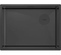 Мойка Paulmark NEXT-SKEW 58 UNI, матовый черный, 580x440мм, 1.2 мм, нержавеющая сталь PM885844-MBN