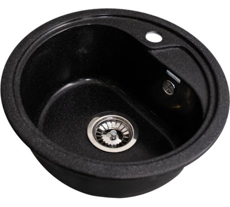 Кухонная мойка GranAlliance GA-13 цвет: черный GA-13-308