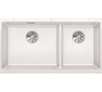 Мойка Blanco SUBLINE 480/320-U белая, c отводной арматурой InFino 523588