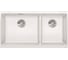 Мойка Blanco SUBLINE 480/320-U белая, c отводной арматурой InFino 523588 1