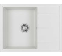 Мойка кухонная Misty TITAN - 65 см, кварц.композит., прямоугольная (блок 50), жасмин TIT-65х51-03