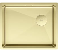 Мойка Paulmark NEXT-SKEW 54 UNI, светлое золото, 540x440мм, 1.2 мм, нержавеющая сталь PM885444-LG