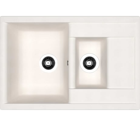 Кухонная мойка Dr.Gans Астра 760 K цвет: белый 25.065.D0760.401
