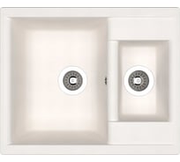 Кухонная мойка Dr.Gans Астра 620 K, цвет: белый 25.065.D0620.401