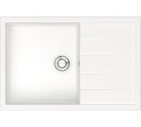 Кухонная мойка GLANZ глянцевая цвет: белый JL-161-31